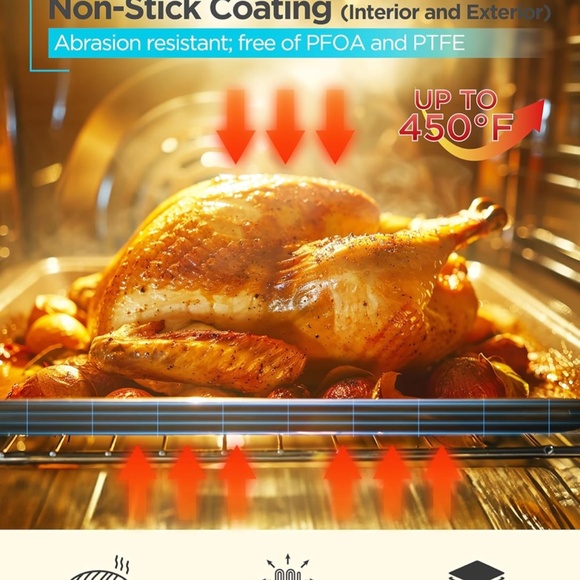 BLACK & DECKER 6-Piece Carbon Steel Bakeware Set, NWT - Picture 6 of 6